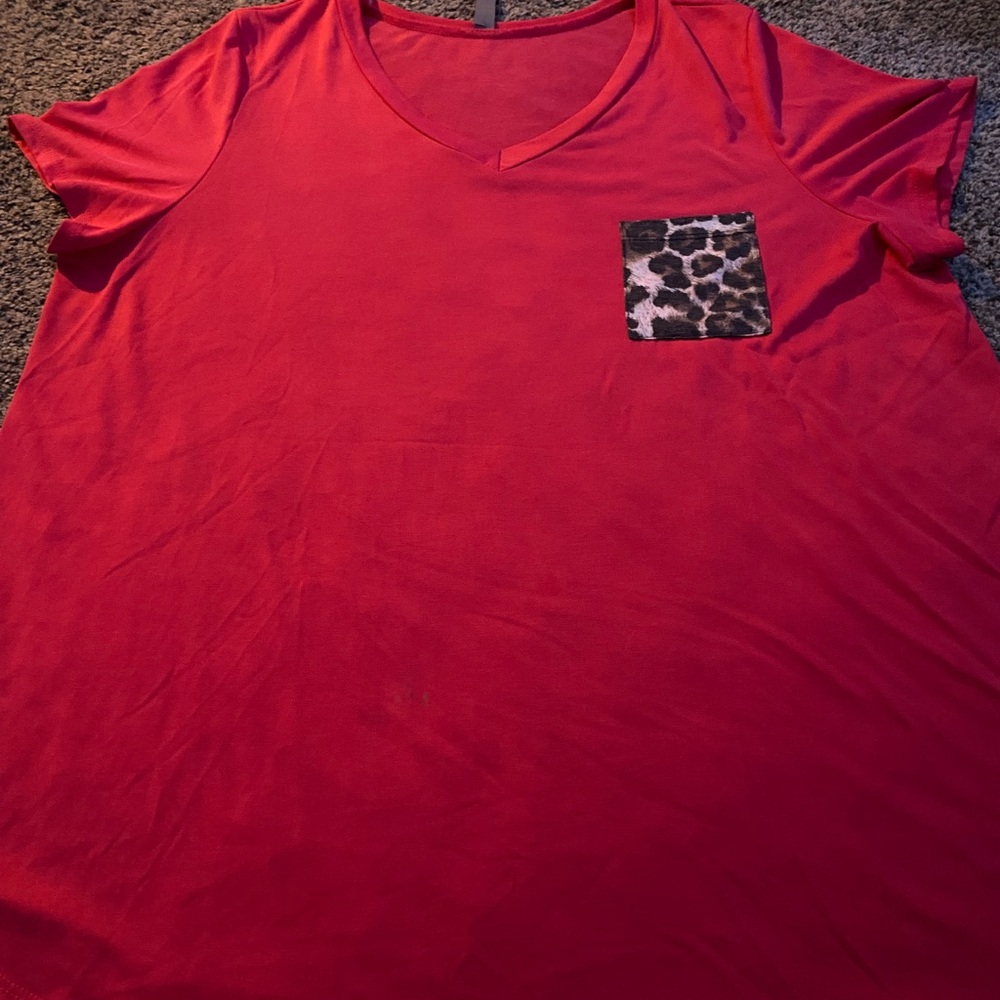 Honeyme Pink Relaxed Short Sleeve Graphic T-Shirt